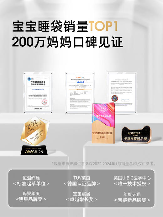 贝肽斯婴儿睡袋夏季纱布竹棉纱分腿睡袋宝宝儿童新生儿防踢被 商品图2