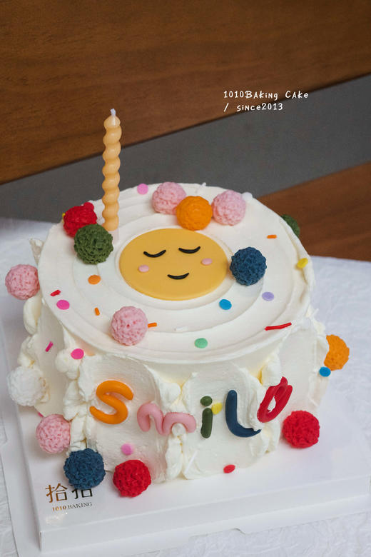 「彩虹·阳光·笑脸」翻糖巧克力·100%动物奶油（附图5寸·提前48小时预订） 商品图2