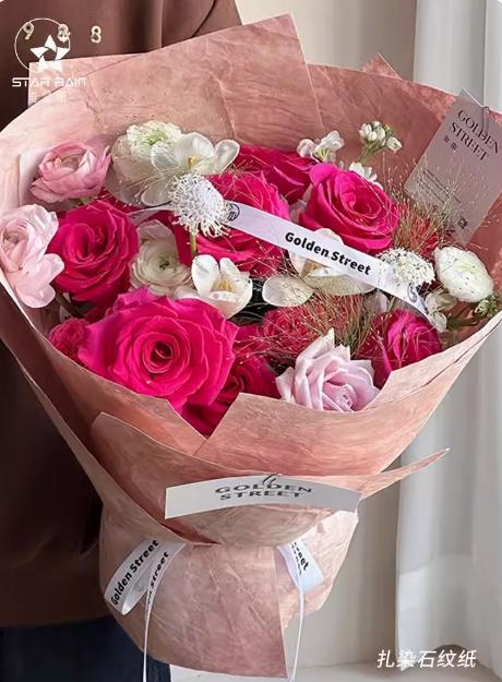 双色石墨扎染系列--花衣裳 5张 商品图3