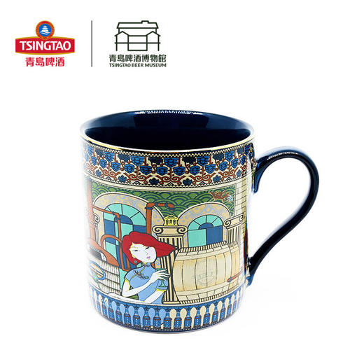 青岛啤酒博物馆 醉美人马克杯 骨瓷350ml 青岛啤酒 官方文创 商品图2