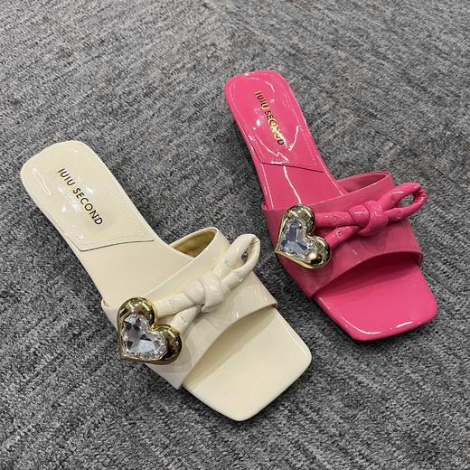 西村名物2024年夏季新款低跟拖鞋U23BJ23431 商品图2