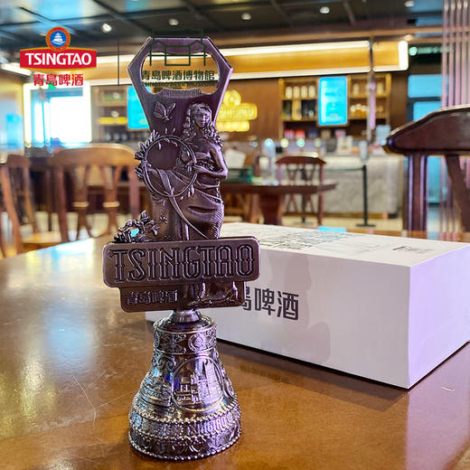 【青岛啤酒博物馆】金属 欧式 女神餐铃开瓶器 酒起子 创意礼物 青岛啤酒 官方文创 商品图0