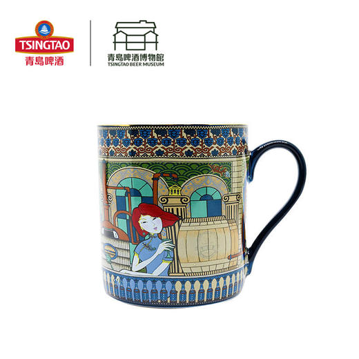 青岛啤酒博物馆 醉美人马克杯 骨瓷350ml 青岛啤酒 官方文创 商品图3