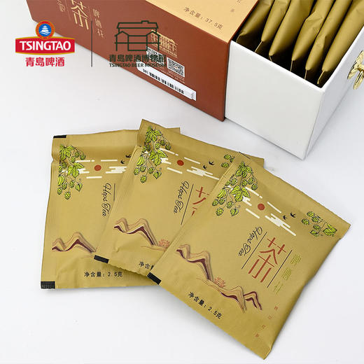 青岛啤酒博物馆 啤酒花茶 2.5g*15包  独立包装 便携卫生 青岛啤酒 官方文创 商品图2