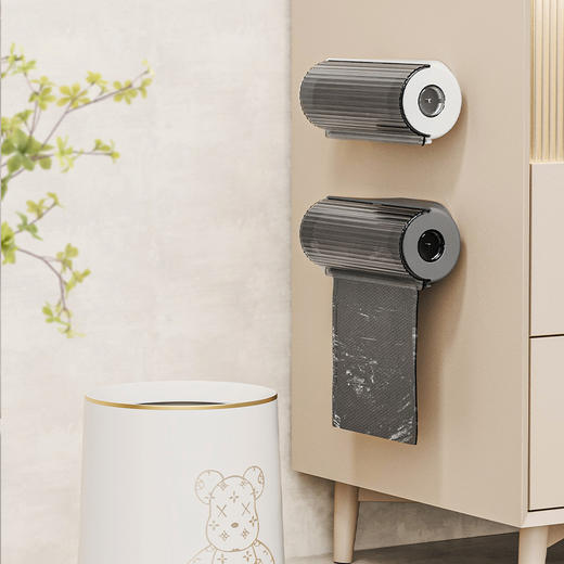 厨房专用垃圾袋子收纳盒卫生间塑料袋壁挂式 收集器 垃圾袋收纳1个 商品图0