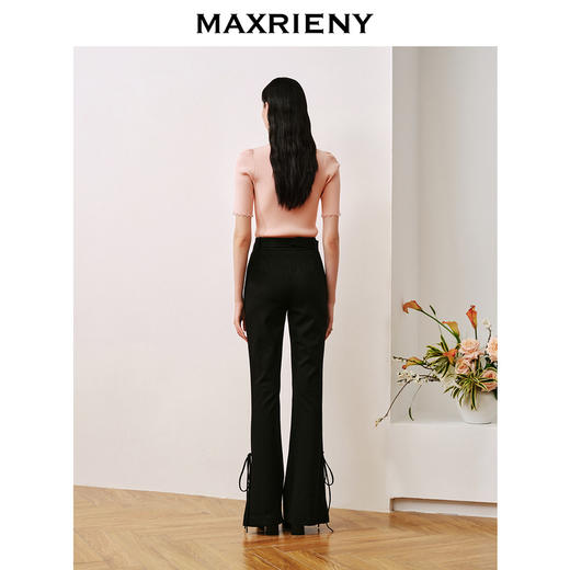 玛克门店发货：甜美日系套头针织吊带截短挂脖小衫(货号:MC88SW501) 商品图3