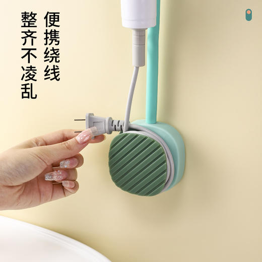 严选 懒人吹风机支架壁挂式支架免拿手免手持吹风机支架免打孔支架 商品图3
