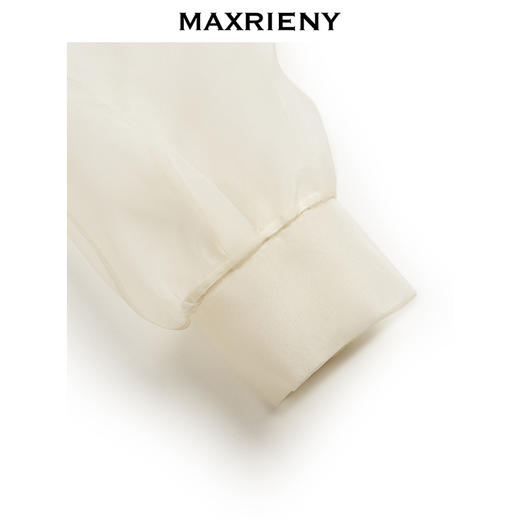 玛克门店发货：MAXRIENY精致华丽藤蔓刺绣方领上衣(货号:MC85TP088) 商品图2
