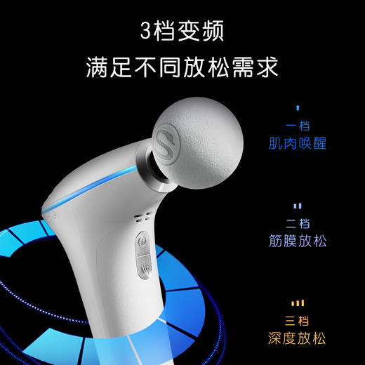 SKG 筋膜枪 F5 专业多功能按摩枪肌肉按摩器颈膜枪男女用 商品图6
