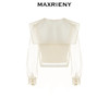 玛克门店发货：MAXRIENY精致华丽藤蔓刺绣方领上衣(货号:MC85TP088) 商品缩略图3