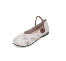 西村名物2024年春夏新款真皮玛丽珍复古森系新中式国风女鞋平底软底单鞋X24AH11891