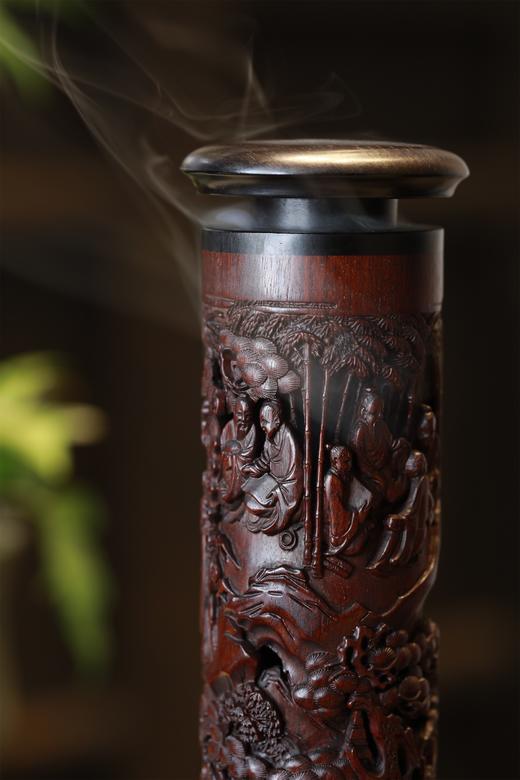 兰亭雅集°大款&中款酸枝香筒 商品图7