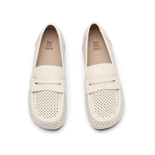 西村名物2024年夏季新款舒适平底洞洞鞋空鞋X24AH10591 商品图5