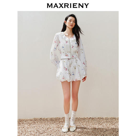 玛克门店发货：MAXRIENY精致休闲奇异花草防晒外套(货号:MC85JA059) 商品图1