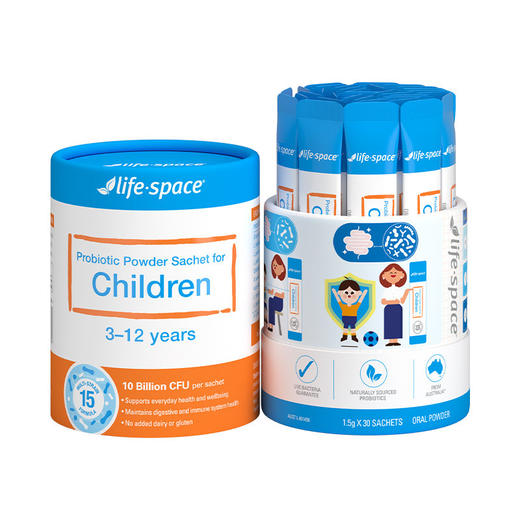 Life-Space 儿童粉剂条装益生菌1.5g*30条 商品图0