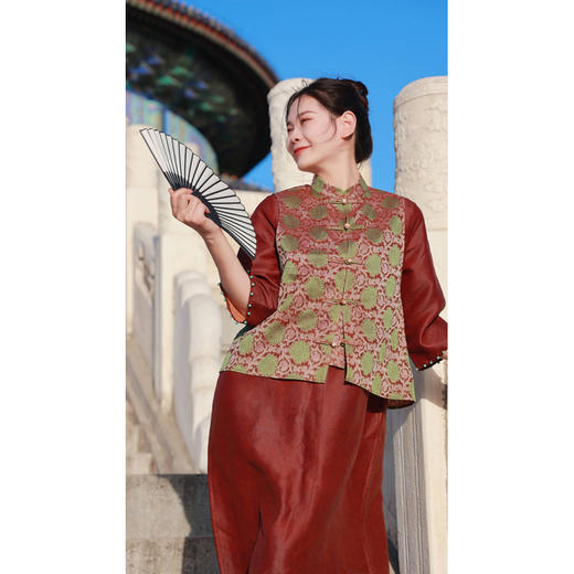 【抖音专属】山野-连衣裙（24707610-椒褐） 商品图1