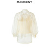 玛克门店发货：MAXRIENY精致优雅风藤蔓刺绣上衣(货号:MC85TP087) 商品缩略图4