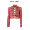 玛克门店发货：MAXRIENY新年红小香风外套(货号:MC88JA830) 商品缩略图4