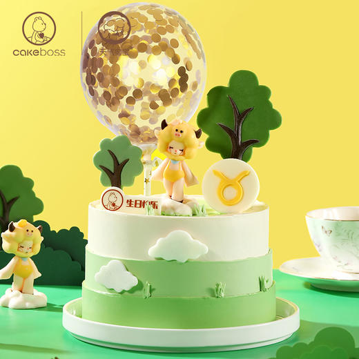 ♉金牛座“林深成夏”水果奶油生日蛋糕 商品图1