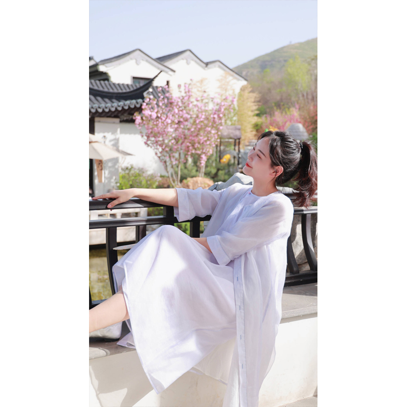 【2026东衣作】（无袖连衣裙21718235B暮山紫+开衫21705238B暮山紫）