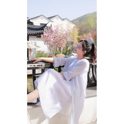 【2026东衣作】（无袖连衣裙21718235B暮山紫+开衫21705238B暮山紫） 商品图0