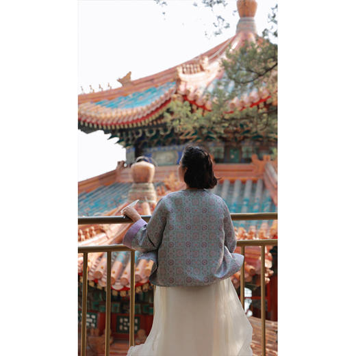 【抖音专属】宋锦八达晕-开衫外套（24705619-玉頩） 商品图6