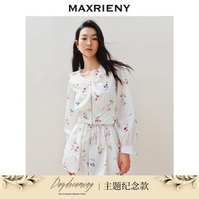玛克门店发货：MAXRIENY精致休闲奇异花草防晒外套(货号:MC85JA059)