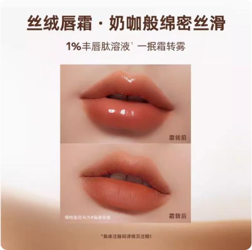 蜜丝婷泰式奶咖丝绒唇霜V01海岸余晖 2.8g 商品图1