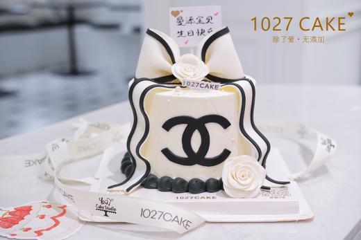 1027CAKE | 翻糖蝴蝶结 黑白小香风 商品图0