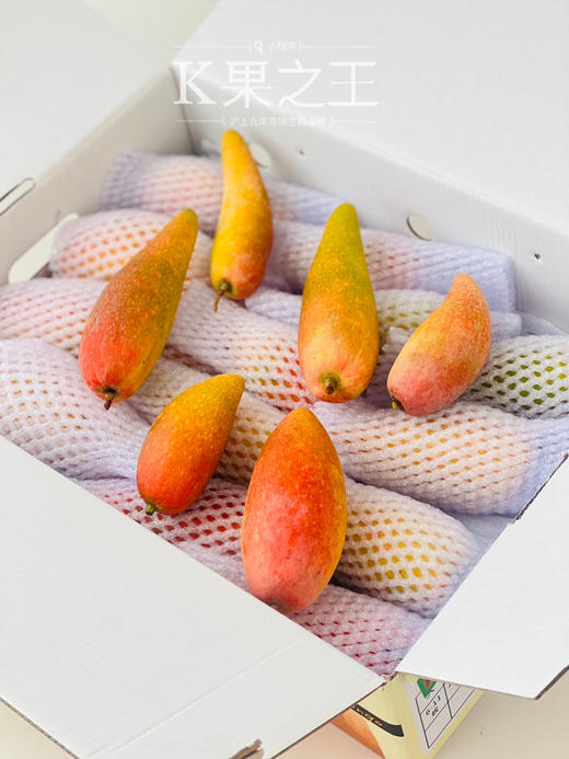 海南空运树熟辣椒芒🥭，贵妃芒中的限量款，外形酷似辣椒，核如牙签，一口下去全是肉，比贵妃芒更惊艳，产量极低⚠️ 商品图13