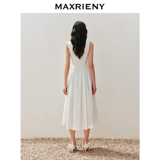 玛克门店发货：MAXRIENY浪漫优雅感连衣裙园艺风裙子修身(货号:MC85DR063) 商品图3