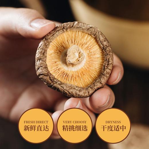 【严选】【金新农】【野生香菇 干度适中 炖汤炒菜美味干货】恩施耘丰鑫品干香菇100g/袋  （厂家直发） 商品图3