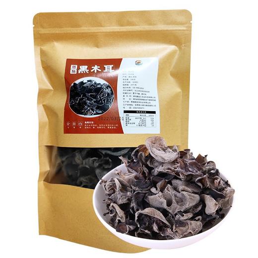【严选】【金新农】【源自恩施大山 肉厚朵小 泡发率高 色泽黑亮 脆爽Q弹】湖北恩施耘丰鑫品干黑木耳100g/袋   （厂家直发） 商品图1