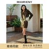 【商场同款-新春系列迎春花开】MAXRIENY复古宫廷绣花开衩半裙(货号:MC88SK776) 商品缩略图0
