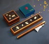 B-YD006-银杏(铜饰)盘香（方)+线香（长）香具四件套 香道 商品缩略图4