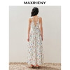 玛克门店发货：MAXRIENY城市度假风绑带深v连衣裙露背裙子(货号:MC85DR084) 商品缩略图3