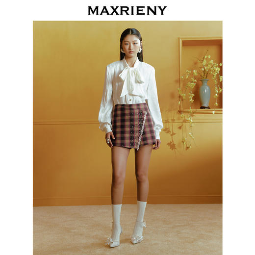 玛克门店发货：MAXRIENY复古浪漫珍珠流苏裙裤(货号:MC88PA777) 商品图1