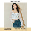 玛克门店发货：MAXRIENY复古浪漫网纱蕾丝雪纺衫女上衣(货号:MC85TP082) 商品缩略图0