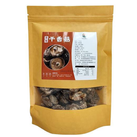 【严选】【金新农】【野生香菇 干度适中 炖汤炒菜美味干货】恩施耘丰鑫品干香菇100g/袋  （厂家直发） 商品图1