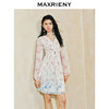玛克门店发货：MAXRIENY仙美氛围感渐变晕染玉兰连衣裙(货号:MC85DR060) 商品缩略图2