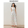 玛克门店发货：MAXRIENY城市度假风绑带深v连衣裙露背裙子(货号:MC85DR084) 商品缩略图1