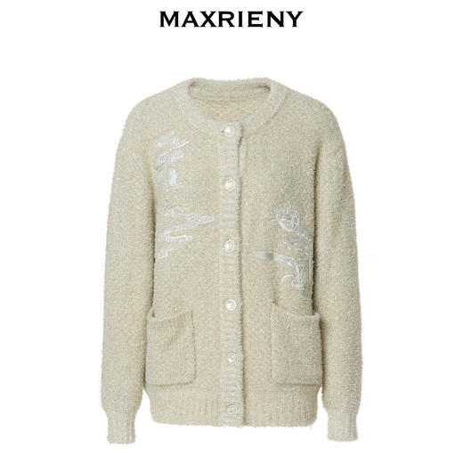 玛克门店发货：MAXRIENY精致新中式开衫(货号:MC88JA503) 商品图4