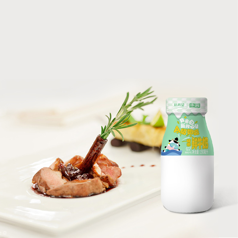 新希望华西精选鲜牛奶190ml