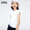 【实体店同款】女童凉感记忆棉圆领短袖T恤新款安奈儿童装AG421807 商品缩略图1