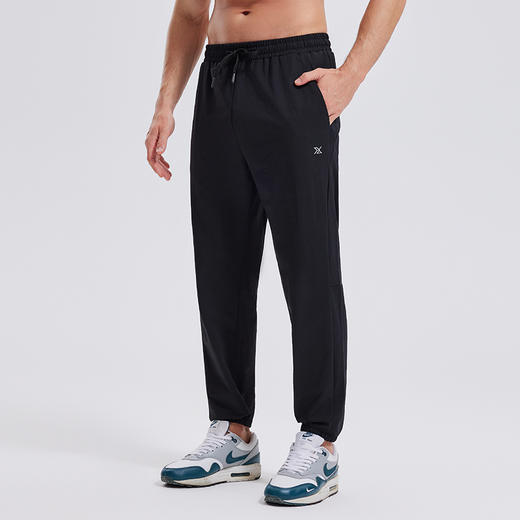 【拍一到手两件】双侧口袋束脚长裤跑步抽绳速干运动裤薄款休闲裤 商品图3