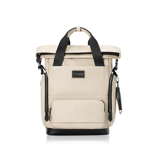 【2025开学季新秀丽员工内购会】新秀丽Lucia皮革双肩背包 休闲旅行包时尚潮型背包TM7*103/104 商品图2