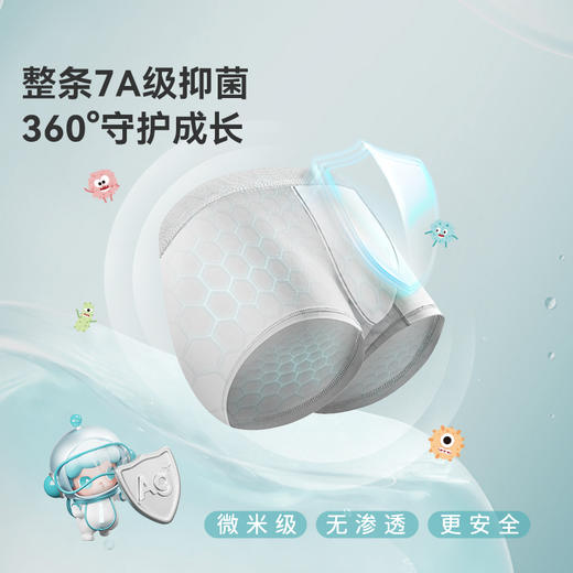 【55元3条装秒杀】ibaby×outlast太空科技恒温 男女童然银离子抑菌防螨低敏内裤套装（3条装） 商品图1