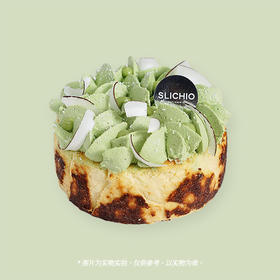 浓情椰林 | 斑斓雪顶D24榴莲巴斯克蛋糕