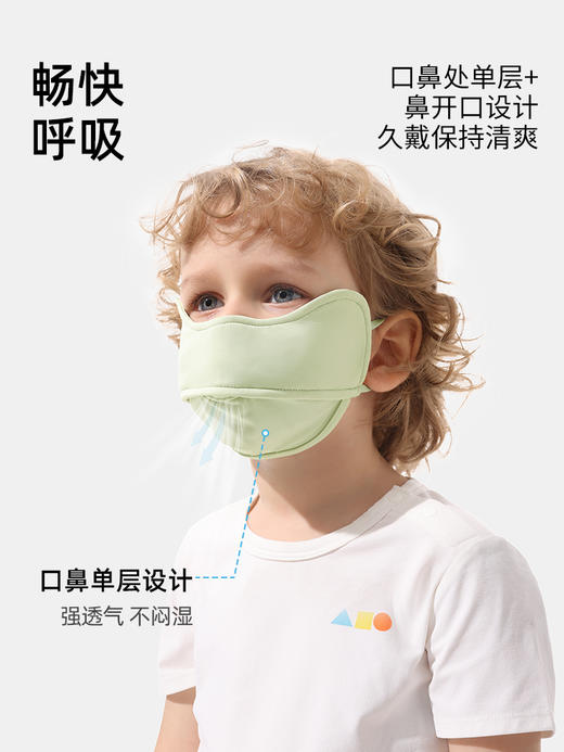 贝肽斯儿童防晒口罩婴儿可洗口罩夏季薄款防护面罩宝宝口罩2024 商品图4