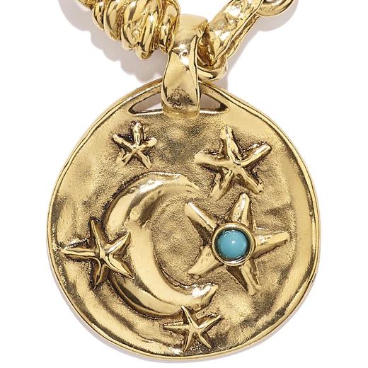 北京仓｜Goossens Paris-Talisman Astro-月亮星星金币 护身符 项链［法国设计师］ 商品图3